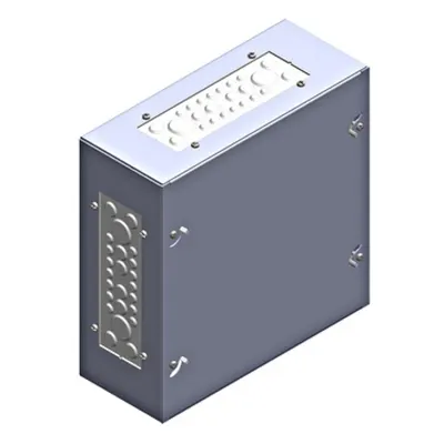 Cutie de conexiuni IP30 H=300 L=300 A=120mm tablă metalică