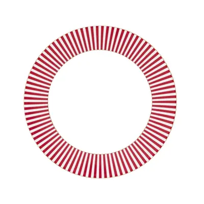 Farfurie din porțelan, Breakfast, Pip Studio, Pink, 21 cm, colecția Royal Stripes