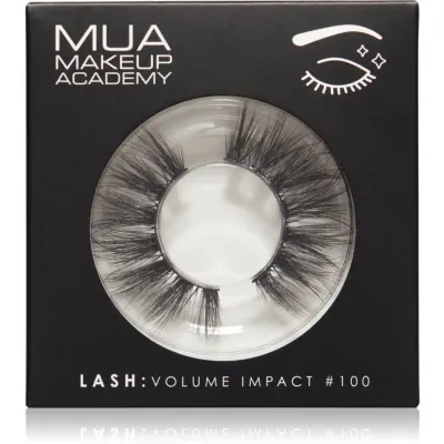 MUA Makeup Academy Lashes Volume Impact gene false tip #100 1 pereche