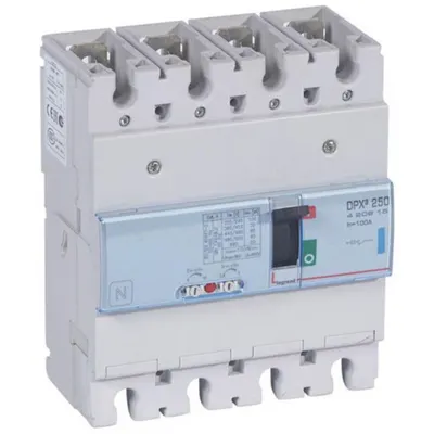 Disjunctor compact in carcasa turnata – Varianta fixa - DPX³ 250 - Icu 70 kA - 400 V~ - 4P - 100 A