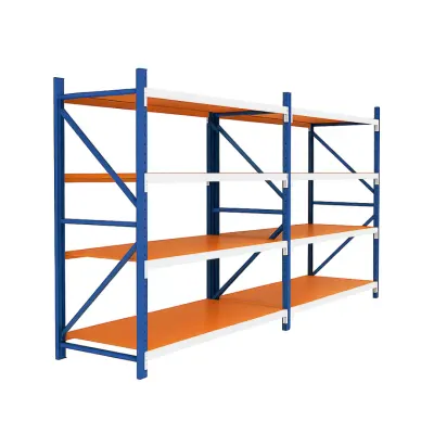 Extensie-Raft profesional pentru depozitare - L2000xl400xH2000 - 800 kg (Blue&amp;White)