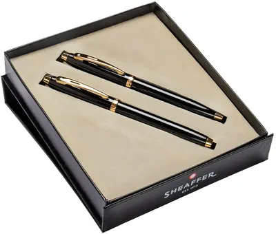 Set pix cu bilă și roller Sheaffer 100 - Negru lucios