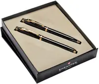 Set pix cu bilă și roller Sheaffer 100 - Negru lucios