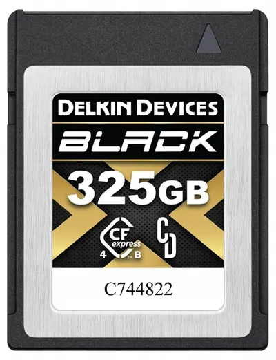 Card de memorie Delkin - BLACK, 325GB, CFexpress Type B