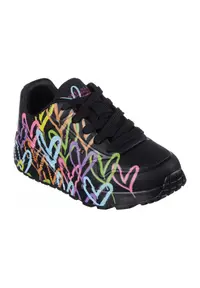 Skechers Uno Lite Spread The Love 314064L/BKMT Zwart-33