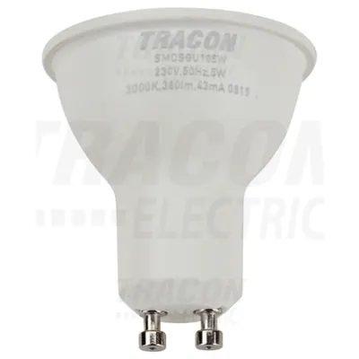 Sursa spot cu LED SMD,carcasadin mat.plastic,cu LED SAMSUNG SMDSGU105W 230V,50Hz,GU10,5W,380lm,3000K,120°,SAMSUNG chip,EEI=A+