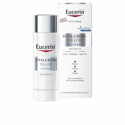 Cremă de zi, Eucerin, Hyaluron Filler, 50 ml, pentru ten mixt