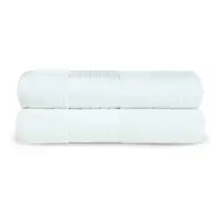 Prosoape albe 2 buc. din bumbac din frotir 70x140 cm – Good Morning