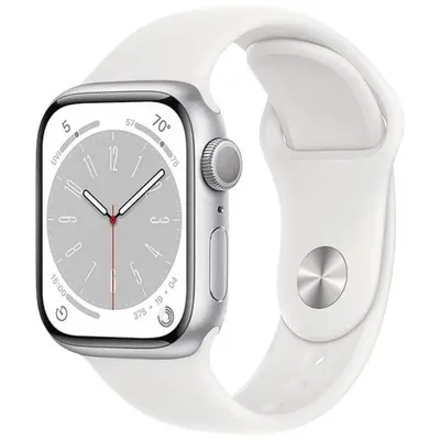 Apple Watch Series 8 2022, GPS, Aluminium 45mm N/A Silver Foarte bun