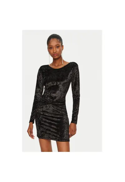 Rochie dama - 305018090 - Poliester - Negru - Negru