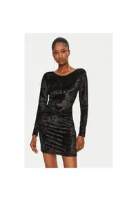 Rochie dama - 305018090 - Poliester - Negru - Negru