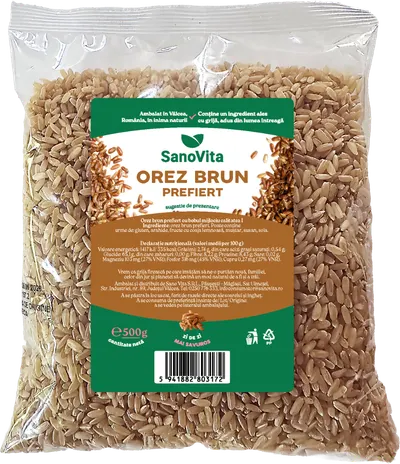Orez brun prefiert, 500g, SanoVita