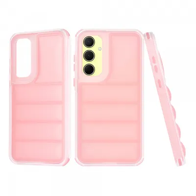 Husa pentru Samsung Galaxy A35 5G A356, Techsuit, Wave Shield, Roz