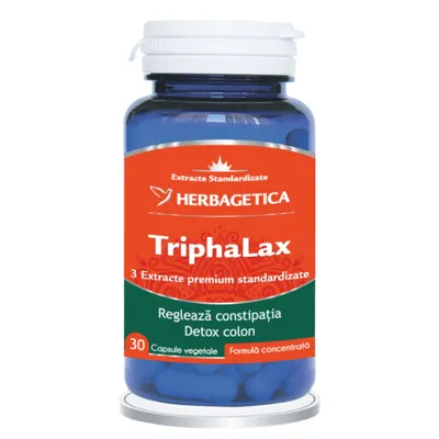 Triphalax, Herbagetica | 30 capsule