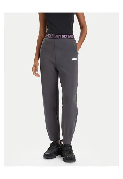 Pantaloni de trening pentru femei - Emporio Armani - gri
