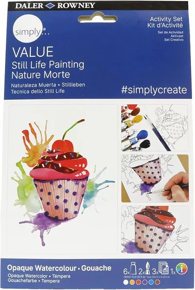 Set de pictură cu vopsele tempera Daler-Rowney Simply - Still Life