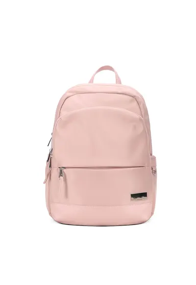 Rucsac cu model uni si barete ajustabile - Roz