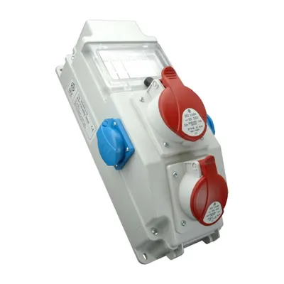 Panou de distributie ROS 5/x-17/S 2 x prize 5x16A (400V) 2xprize schuko 16A(230V)