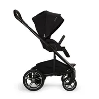 Carucior pentru copii Nuna x BMW MIXX next Negru Element cu sezut reversibil, pliere compacta, spatar reglabil, suspensii, maner parental reglabil, husa de ploaie, husa picioare