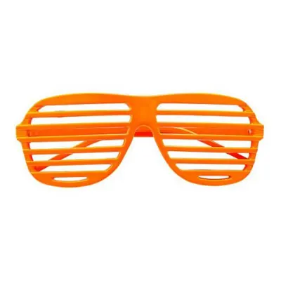 Ochelari disco neon portocalii Widmann Italia 01358
