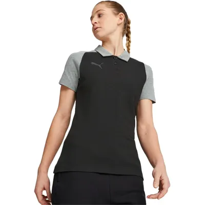 Tricou femei Puma Teamcup Casuals Polo, Negru
