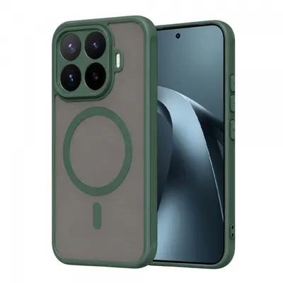 Husa MagSafe pentru Xiaomi 17T Pro, Techsuit, HaloFrost II, Verde