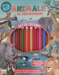 Animale de pretutindeni. Set de colorat - Hardcover - ***