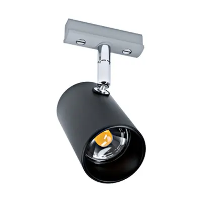 Villanova 1 / 1-Phase GU10 Spotlight black IP20