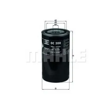 Filtru ulei MAHLE ORIGINAL OC 308