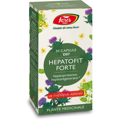Hepatofit Forte D80, 30 capsule, Fares