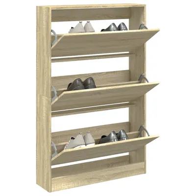 Gossi pantofar, stejar sonoma, 80x21x125,5 cm, lemn compozit