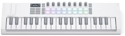 Tastatură MIDI Novation Launchkey Mini 37 MK4, albă