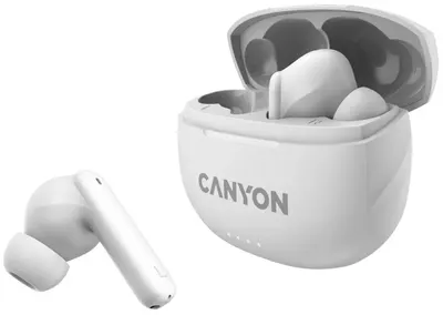 Căști wireless Canyon - TWS-8, alb