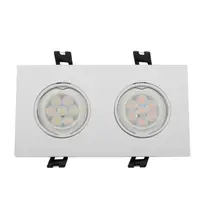 Spot Dreptunghiular Plastic cu Led 2x6w 2700-3000k S Alb