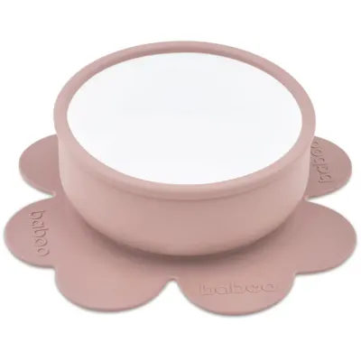 Baboo Silicone Bowl bol din silicon cu ventuză Au Naturale, 6m+ 1 buc