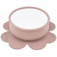 Baboo Silicone Bowl bol din silicon cu ventuză Au Naturale, 6m+ 1 buc