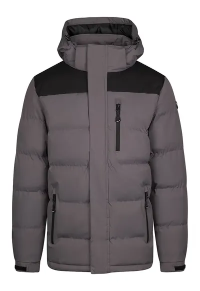 Geaca scurta Ahmor - Negru/Maro taupe