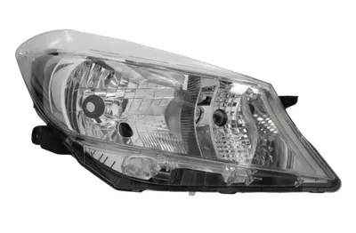 Far dreapta (H4, electric, fundal cromat, fundal transparent) TOYOTA YARIS 2010-2014