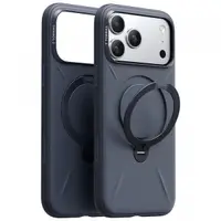 Husa MagSafe pentru Apple iPhone 17 Pro, Torras, QPRO Silicone, Bleumarin