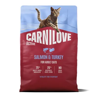 Carnilove Active Cat Dry Salmon & Turkey Adult All Breeds 2 kg