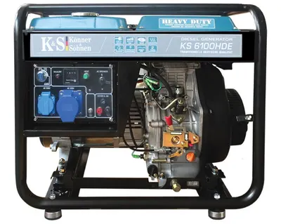 Generator diesel "Könner & Söhnen" KS 6100HDE (EURO V)