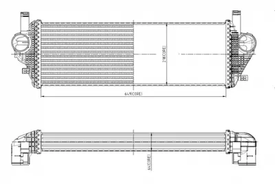 Intercooler potrivit JEEP GRAND CHEROKEE, GRAND CHEROKEE IV 3.0D 01.11