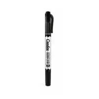 Marker Permanent Flexoffice Dublu Vârf, Negru, 0.4 mm / 1.0 mm