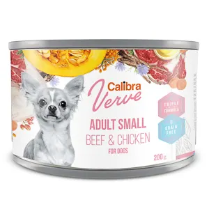 Calibra Dog Verve GF Adult Small Chicken and Beef 200 g conserva