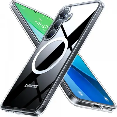 Husa MagSafe pentru Samsung Galaxy S25+ S936, Torras, Guardian, Transparenta