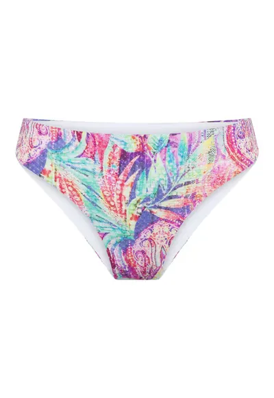Slip cu imprimeu floral - Multicolor