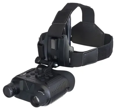 Binoclu digital pentru vedere nocturnă Levenhuk - Halo 13X Helmet, negru