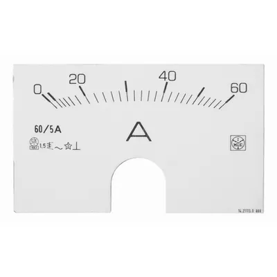 Scala pt.ampermetru modular 60A/5A