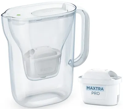 Cană BRITA - Style Cool Essential, LED, 2.4 l, cu Maxtra Pro, alb