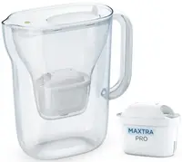 Cană BRITA - Style Cool Essential, LED, 2.4 l, cu Maxtra Pro, alb